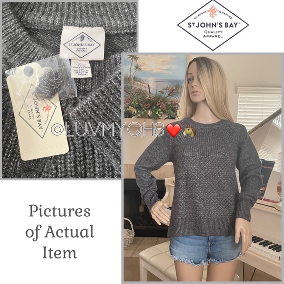 St. John's Bay Sweater🎉HP🎉 - Picture 3 of 4